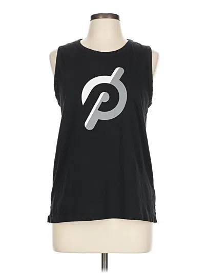 Pre-owned Peloton Sleeveless T-shirt In Black