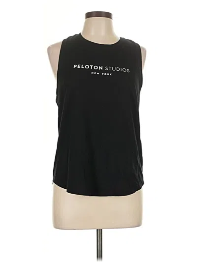 Pre-owned Peloton Sleeveless T-shirt In Black