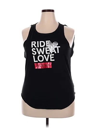 Pre-owned Peloton Sleeveless T-shirt In Black