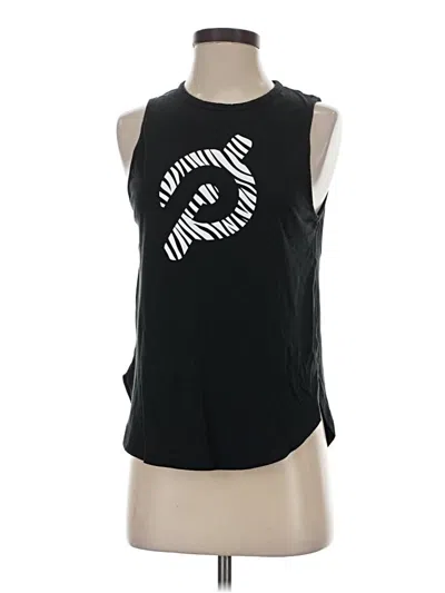 Pre-owned Peloton Sleeveless T-shirt In Black