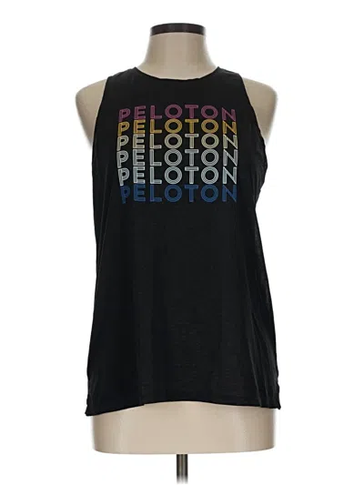 Pre-owned Peloton Sleeveless T-shirt In Black