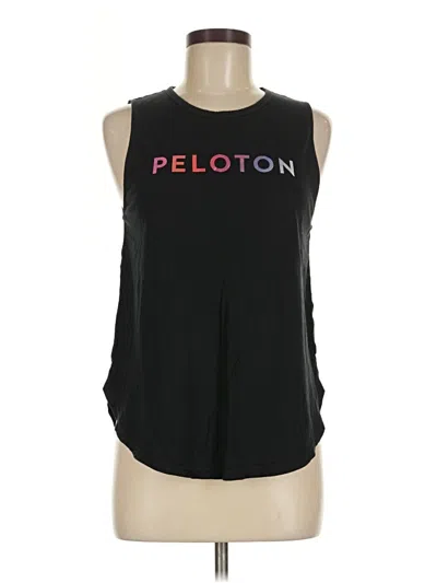 Pre-owned Peloton Sleeveless T-shirt In Black