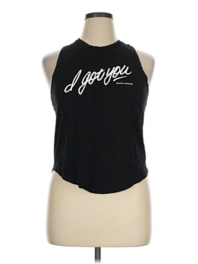 Pre-owned Peloton Sleeveless T-shirt In Black