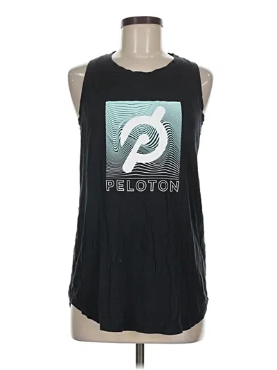 Pre-owned Peloton Sleeveless T-shirt In Black
