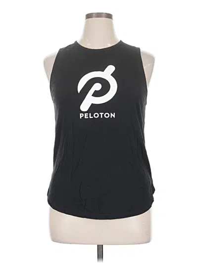 Pre-owned Peloton Sleeveless T-shirt In Black
