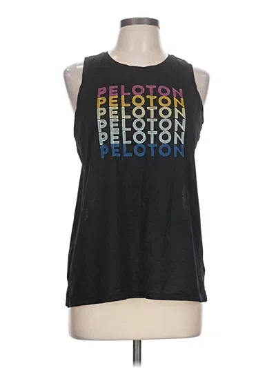 Pre-owned Peloton Sleeveless T-shirt In Black