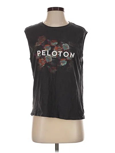 Pre-owned Peloton Sleeveless T-shirt In Black