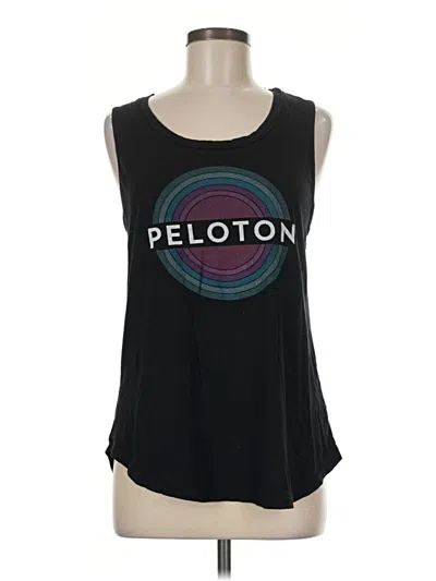 Pre-owned Peloton Sleeveless T-shirt In Black
