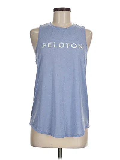 Pre-owned Peloton Sleeveless T-shirt In Blue