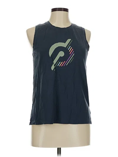 Pre-owned Peloton Sleeveless T-shirt In Blue