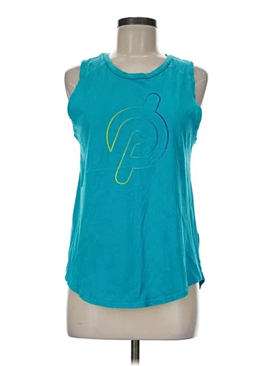 Pre-owned Peloton Sleeveless T-shirt In Blue