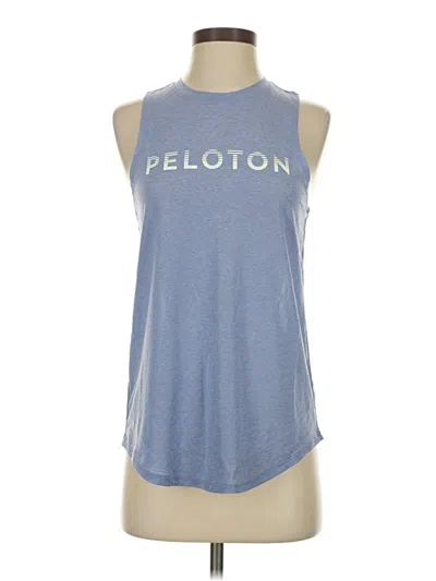 Pre-owned Peloton Sleeveless T-shirt In Blue