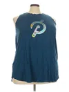 Peloton Sleeveless T-shirt In Blue