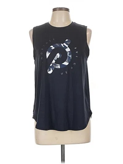Pre-owned Peloton Sleeveless T-shirt In Blue