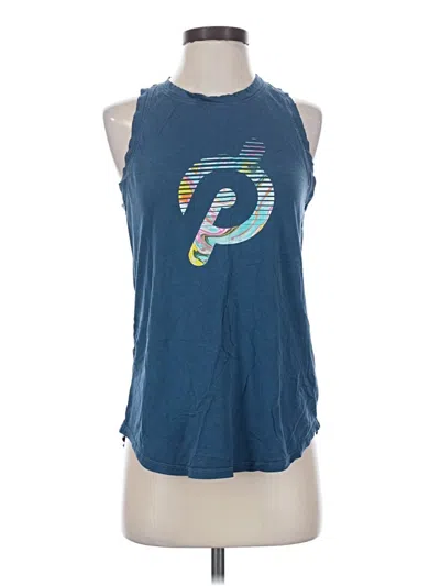 Pre-owned Peloton Sleeveless T-shirt In Blue