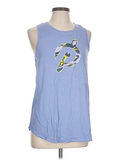 Pre-owned Peloton Sleeveless T-shirt In Blue