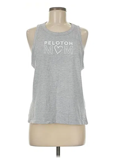 Pre-owned Peloton Sleeveless T-shirt In Gray