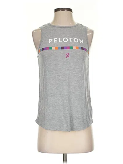Pre-owned Peloton Sleeveless T-shirt In Gray