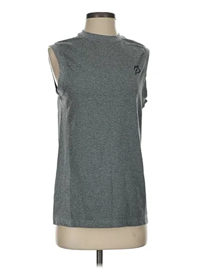 Pre-owned Peloton Sleeveless T-shirt In Gray