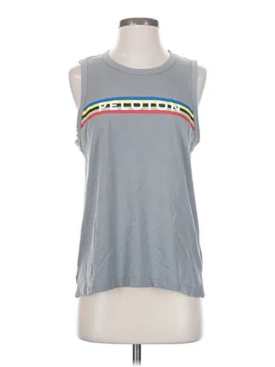 Pre-owned Peloton Sleeveless T-shirt In Gray