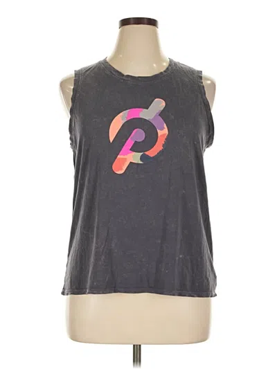 Pre-owned Peloton Sleeveless T-shirt In Gray