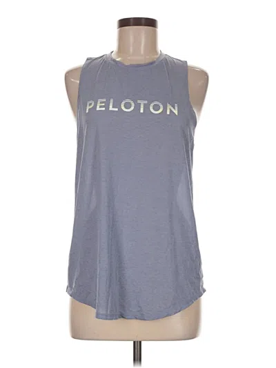 Pre-owned Peloton Sleeveless T-shirt In Gray