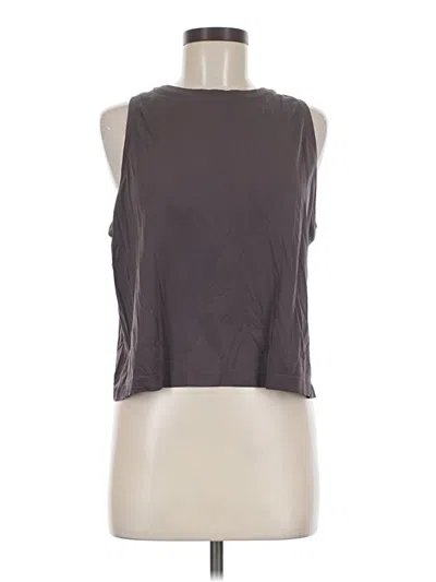 Pre-owned Peloton Sleeveless T-shirt In Gray