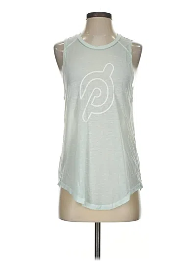 Pre-owned Peloton Sleeveless T-shirt In Green