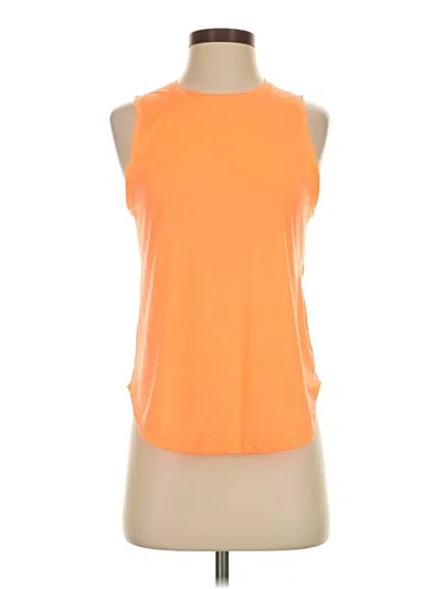 Pre-owned Peloton Sleeveless T-shirt In Orange
