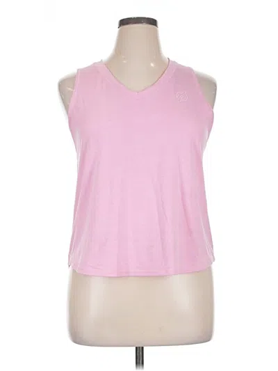 Pre-owned Peloton Sleeveless T-shirt In Pink