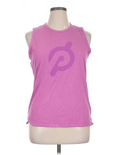 Pre-owned Peloton Sleeveless T-shirt In Pink