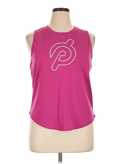 Pre-owned Peloton Sleeveless T-shirt In Pink