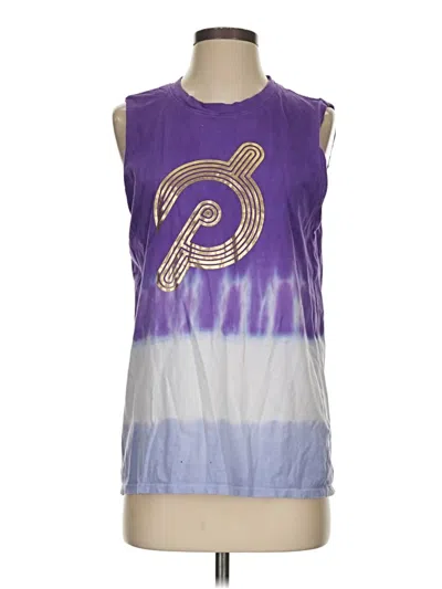 Pre-owned Peloton Sleeveless T-shirt In Purple