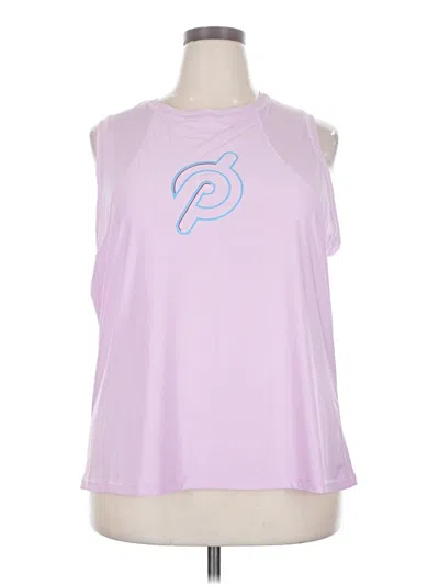 Pre-owned Peloton Sleeveless T-shirt In Purple