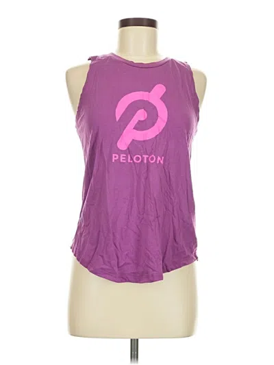 Pre-owned Peloton Sleeveless T-shirt In Purple