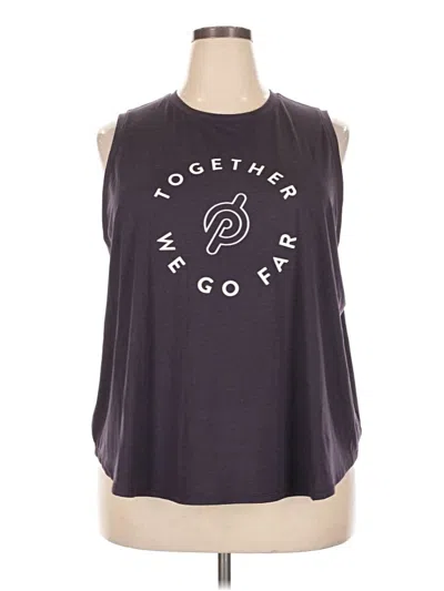 Pre-owned Peloton Sleeveless T-shirt In Purple