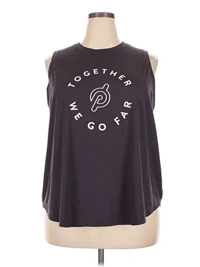 Pre-owned Peloton Sleeveless T-shirt In Purple