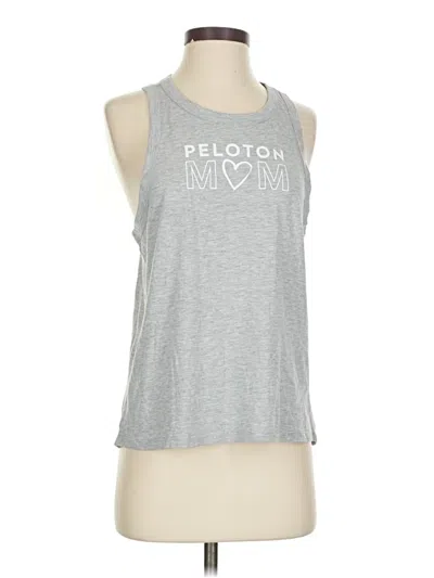 Pre-owned Peloton Sleeveless T-shirt In Silver