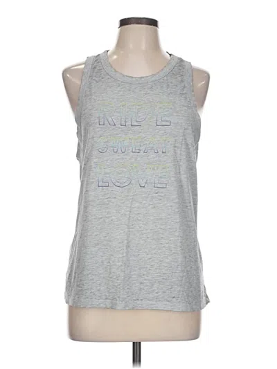 Pre-owned Peloton Sleeveless T-shirt In Silver