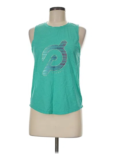 Pre-owned Peloton Sleeveless T-shirt In Teal