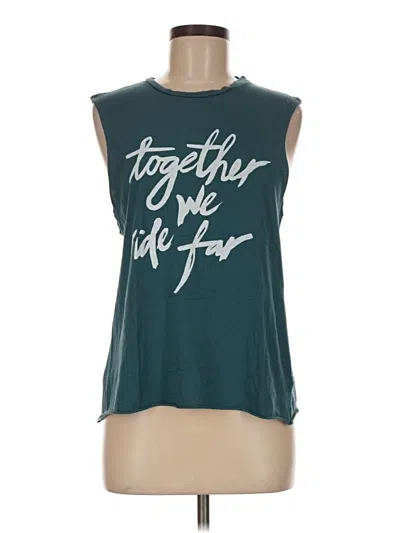 Pre-owned Peloton Sleeveless T-shirt In Teal