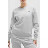 Peloton Soft Fleece Crewneck Sweatshirt In Gray