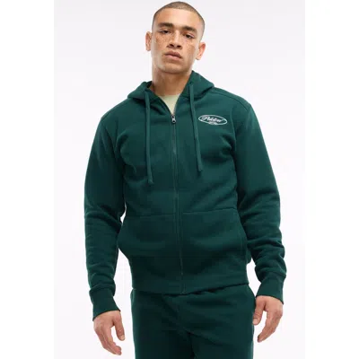 Peloton Soft Fleece Full Zip Hoodie In Green
