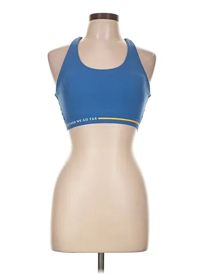 Pre-owned Peloton Sports Bra In Blue