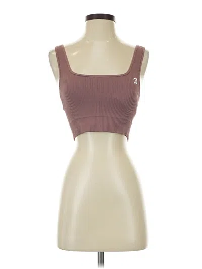 Pre-owned Peloton Sports Bra In Brown
