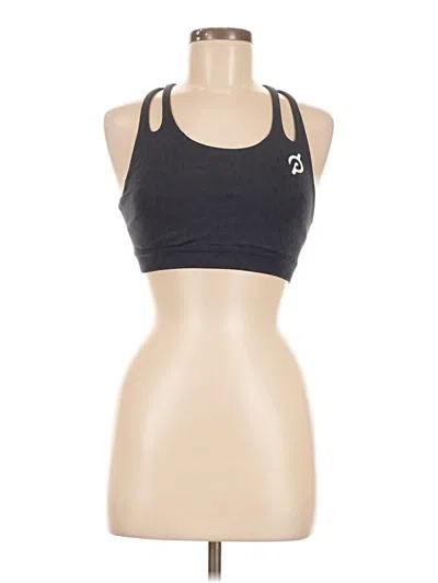 Pre-owned Peloton Sports Bra In Gray