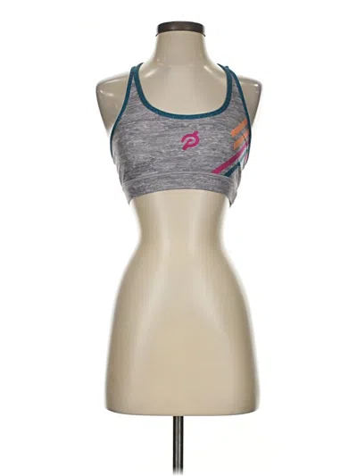 Pre-owned Peloton Sports Bra In Gray