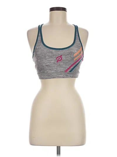 Pre-owned Peloton Sports Bra In Gray