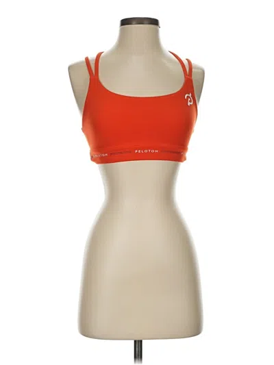 Pre-owned Peloton Sports Bra In Orange
