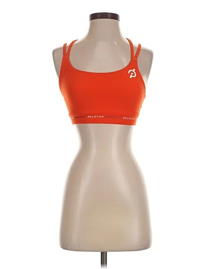 Pre-owned Peloton Sports Bra In Orange